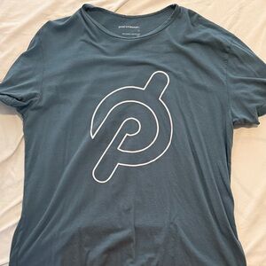 Peloton Teal T-Shirt with White Logo